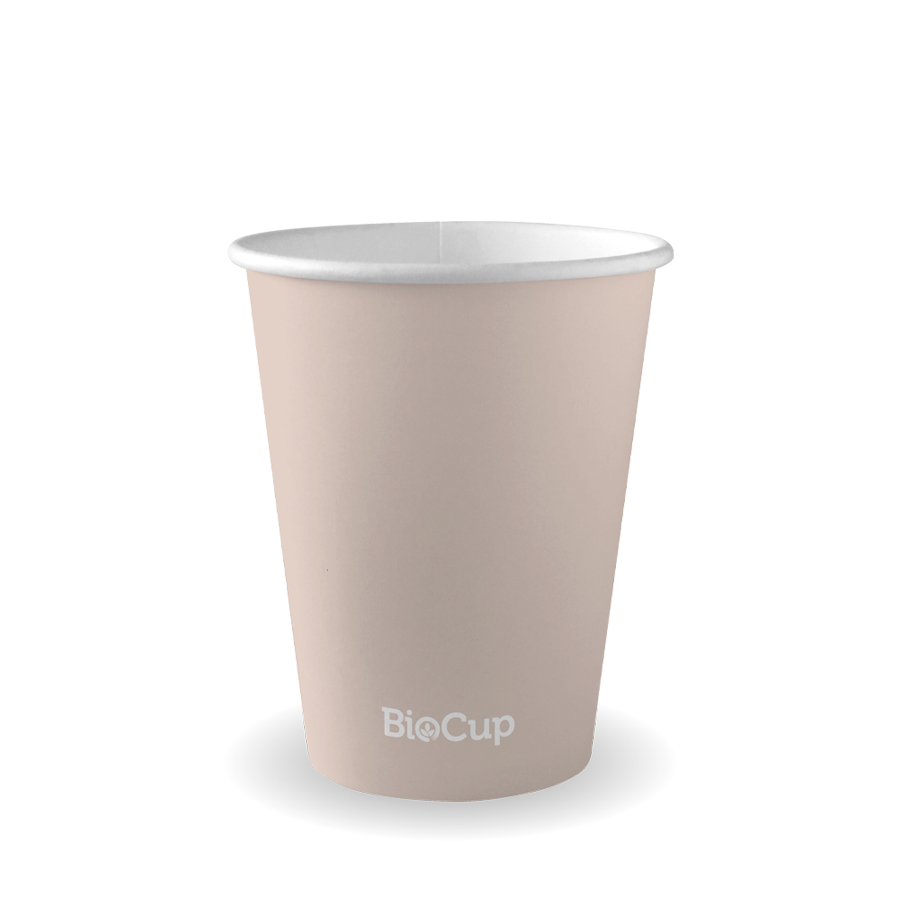 12oz / 390ml (90mm) Stone Aqueous Single Wall BioCup