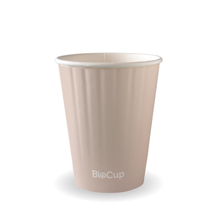 12oz / 390ml Stone Aqueous Double Wall BioCup
