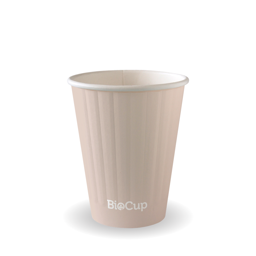 8oz - 280ml (80mm) Stone Aqueous Double Wall BioCup