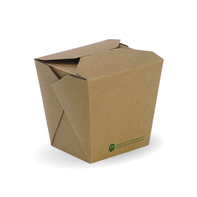 26oz / 780ml BioBoard Noodle Box