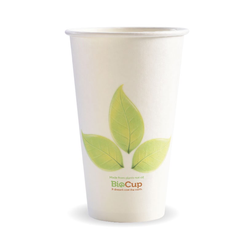 16oz / 510ml (90mm) Leaf Single Wall BioCup