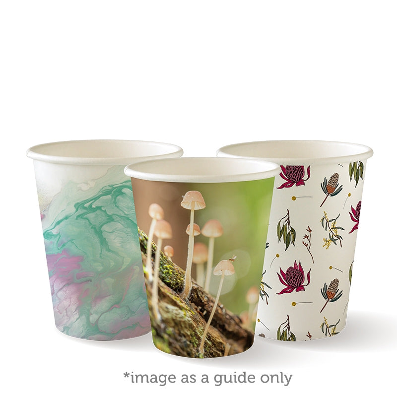 8oz - 280ml (80mm) Art Series Single Wall BioCup