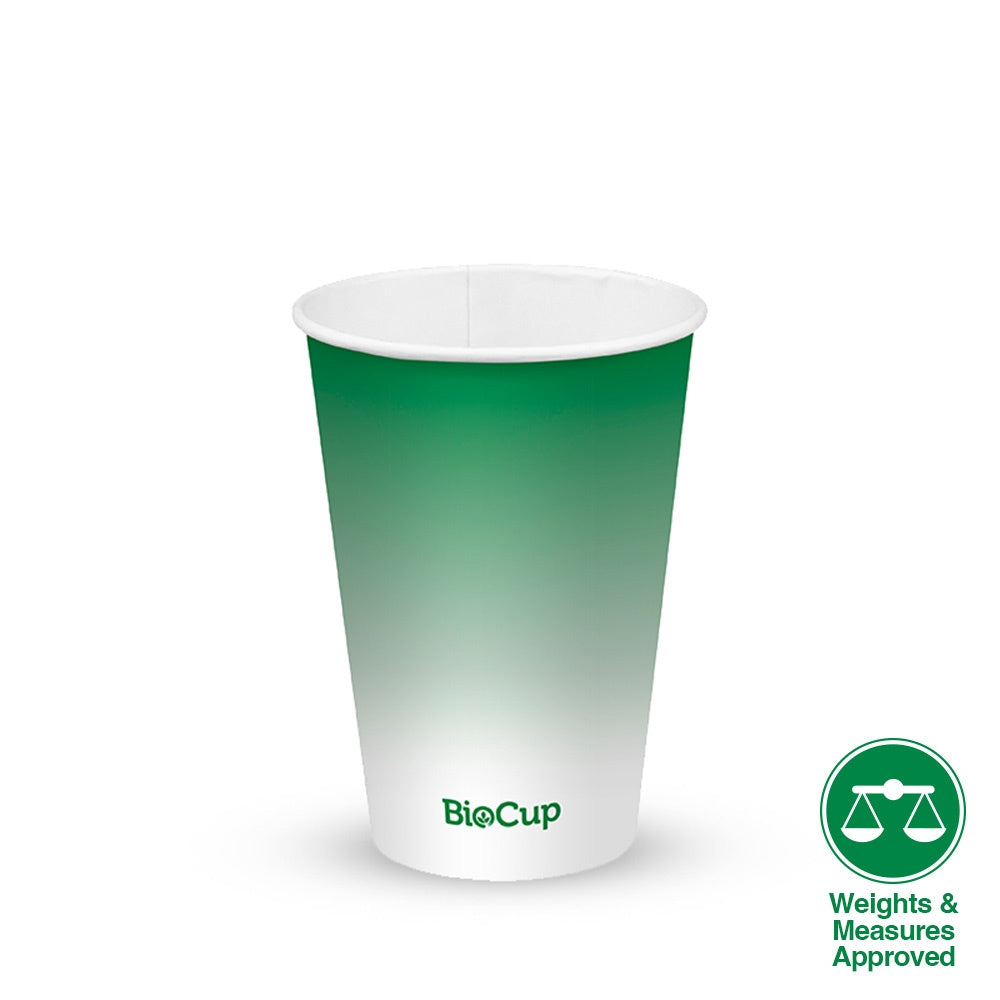 14oz / 420ml Green Cold Paper BioCup