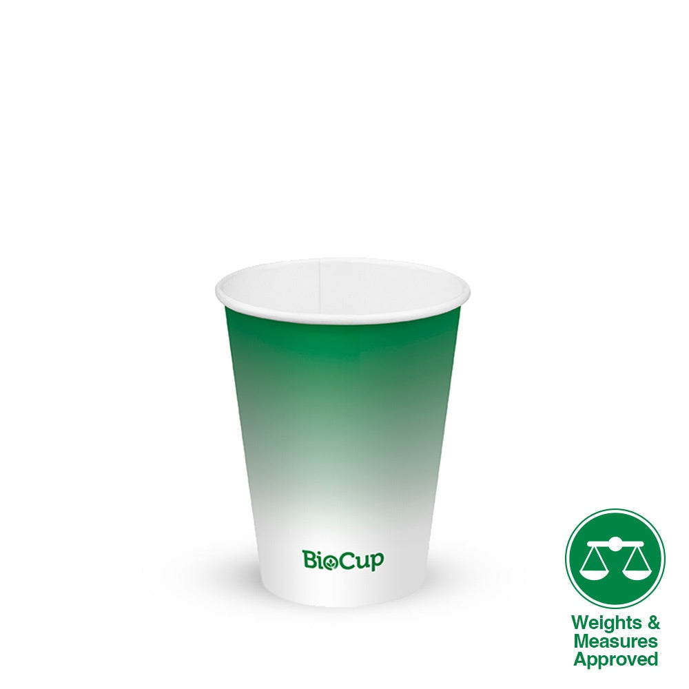 8oz - 280ml Green Cold Paper BioCup