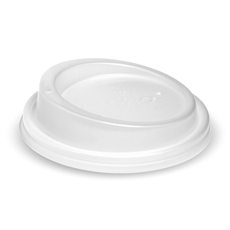 90mm / 12, 16 & 20oz BioCup PLA Large Lid Clear