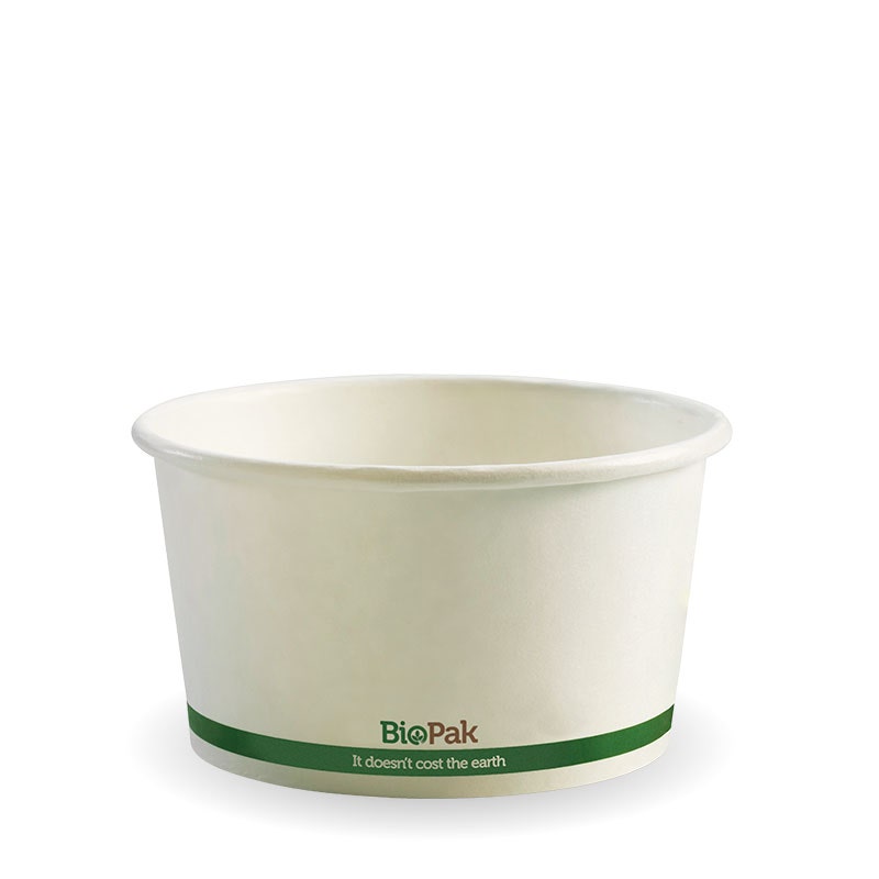 12oz / 430ml  White BioBowl