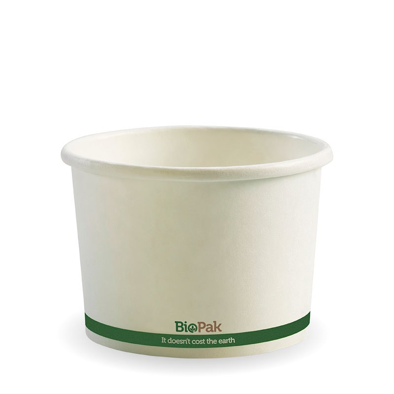 16oz / 550ml White BioBowl