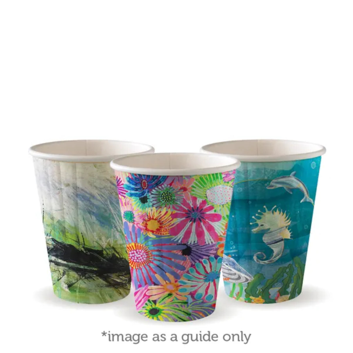 8oz / 255ml (80mm) Art Series Double Wall BioCup