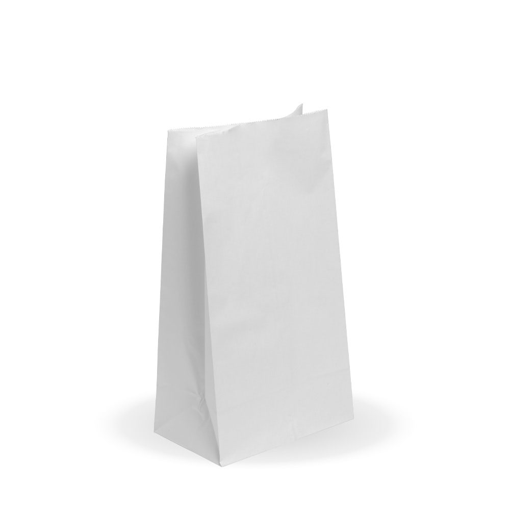 #12 SOS White Paper Bag