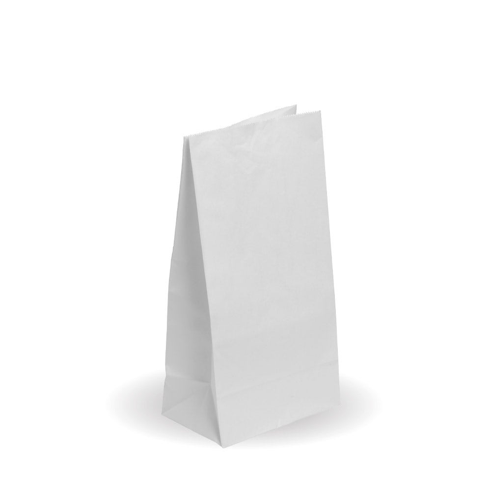 #8 SOS White Paper Bag