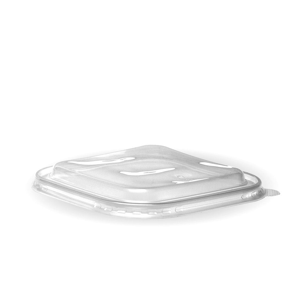 750ml-1,400ml Clear PP Square Takeaway Lid