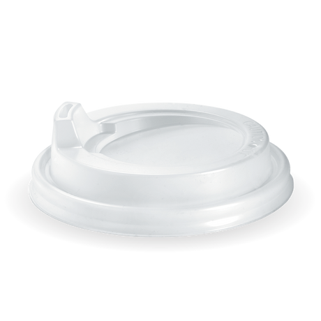 90mm Large White PS Sipper BioCup Lid