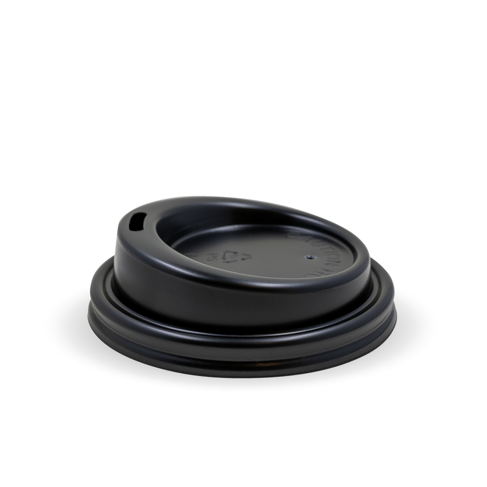 63mm / 4oz Black PS Sipper BioCup Lid