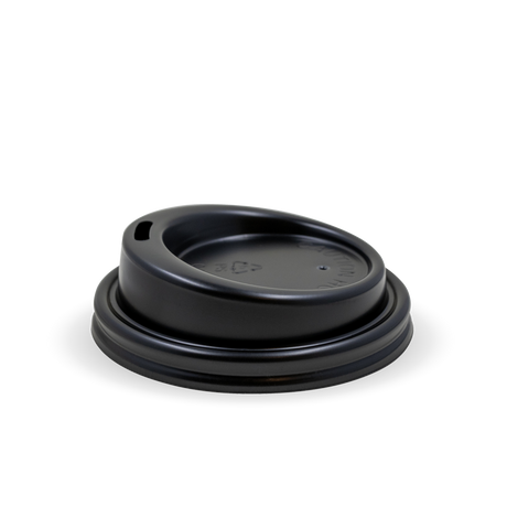 63mm / 4oz Black PS Sipper BioCup Lid