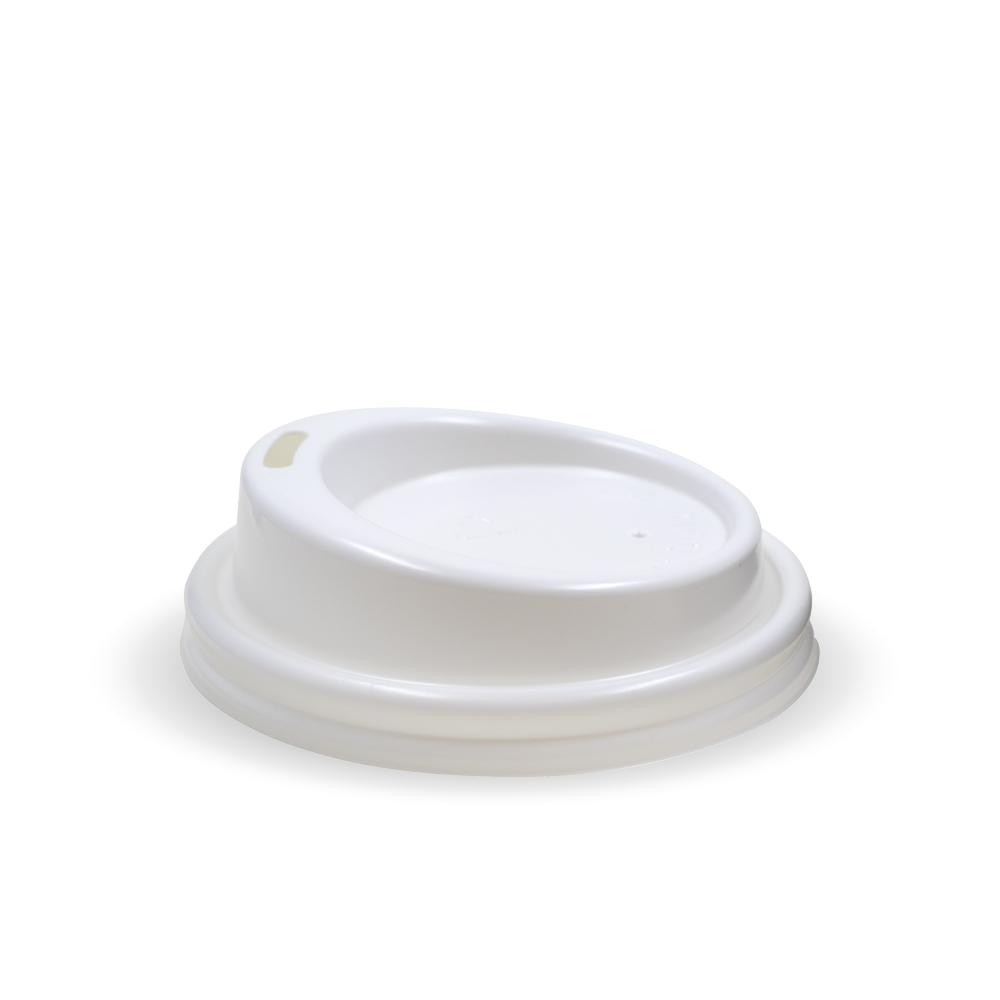 63mm / 4oz White PS Sipper BioCup Lid