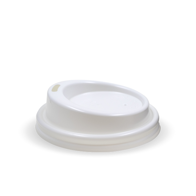 63mm / 4oz White PS Sipper BioCup Lid