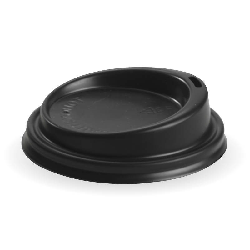 80mm Small Black PS BioCup Lid