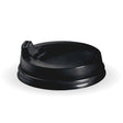 80mm Small Black PS Sipper BioCup Lid