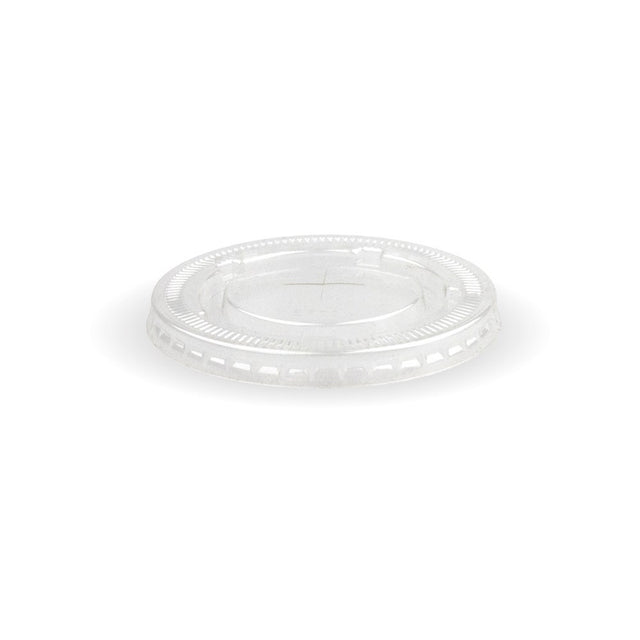 90mm Clear PET Flat Cold Paper BioCup Lid