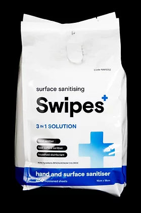 Antibacterial Hand & Surface Wipes | Swipes Antibacterial Wet Wipes