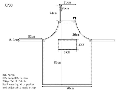 Road Haven Apron - Bib Style