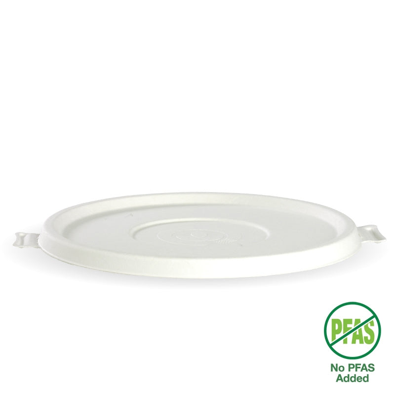 800-1,420ml White BioCane Bowl Lid