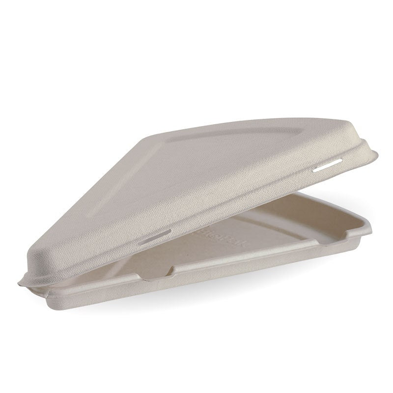 280mm x 163mm x 40mm Natural Pizza Slice Clamshell