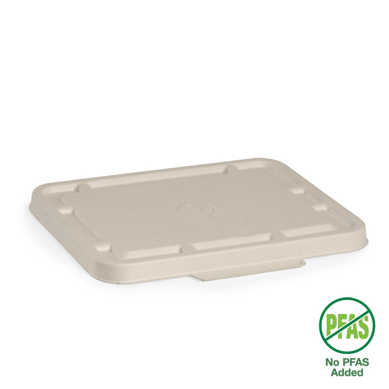 2 & 3 Compartmet Natural BioCane Takeaway Lid