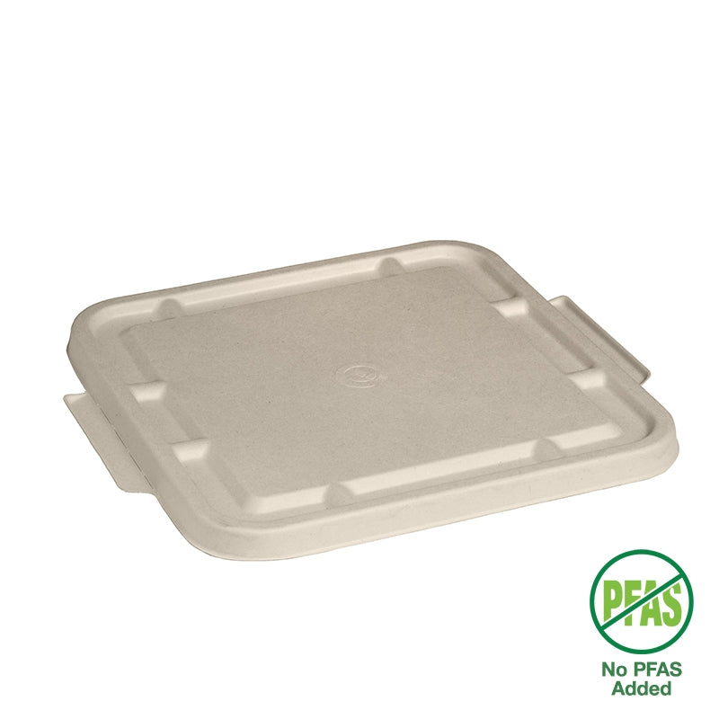 3-Compartment Large Natural BioCane Takeaway Lid