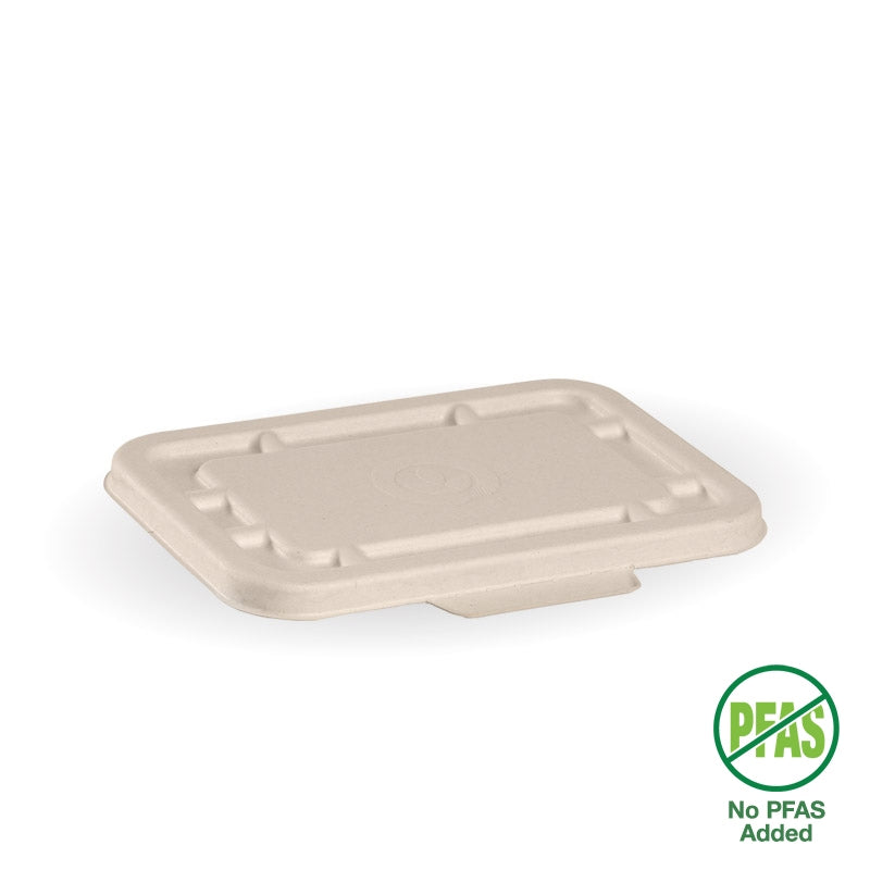 500ml & 600ml Natural BioCane Takeaway Base Lid