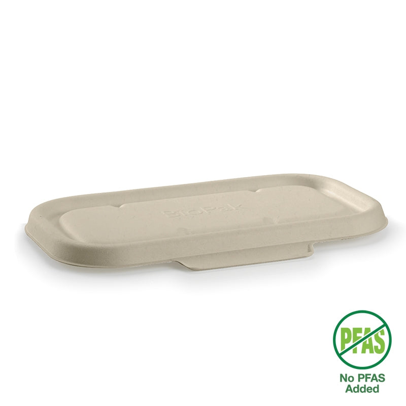 750 & 1,000ml Natural BioCane Takeaway Base Lid