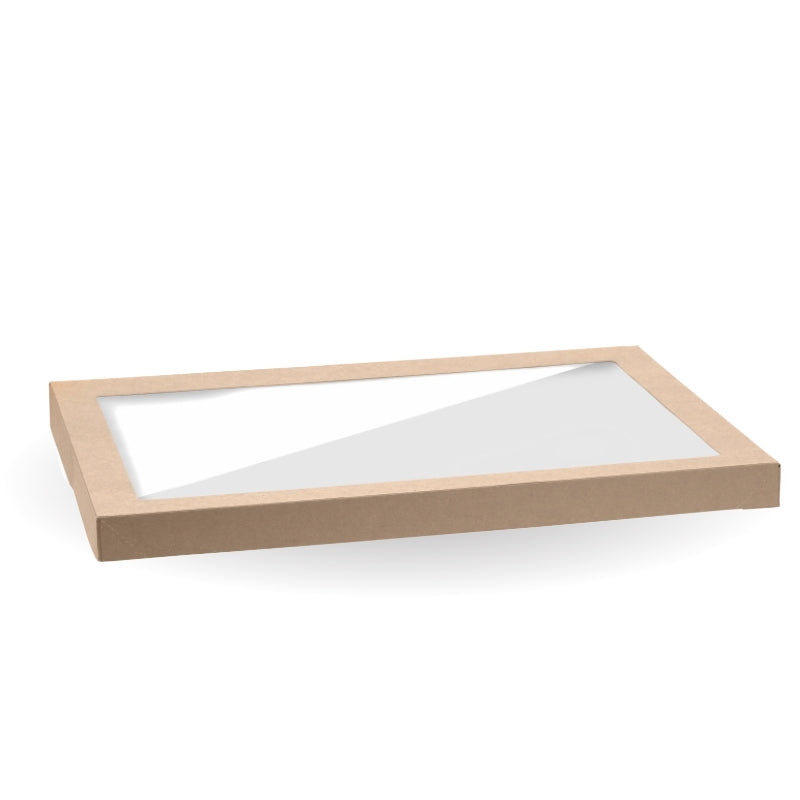 Extra Large BioBoard Catering Tray PLA Window Lids