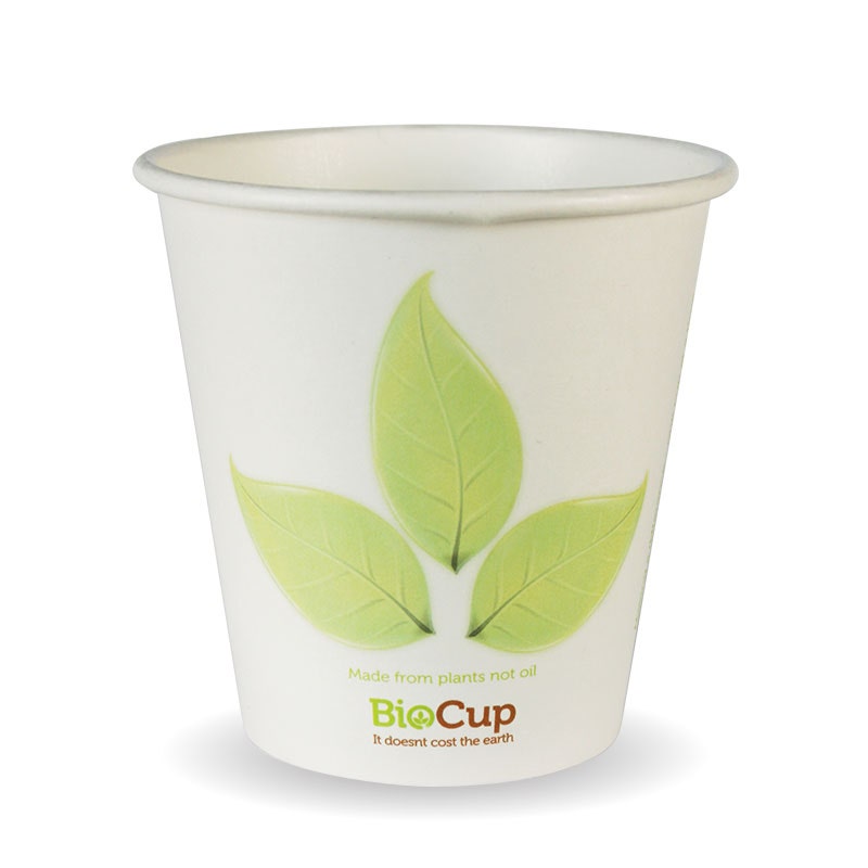 6oz (80mm) Leaf Single Wall BioCup