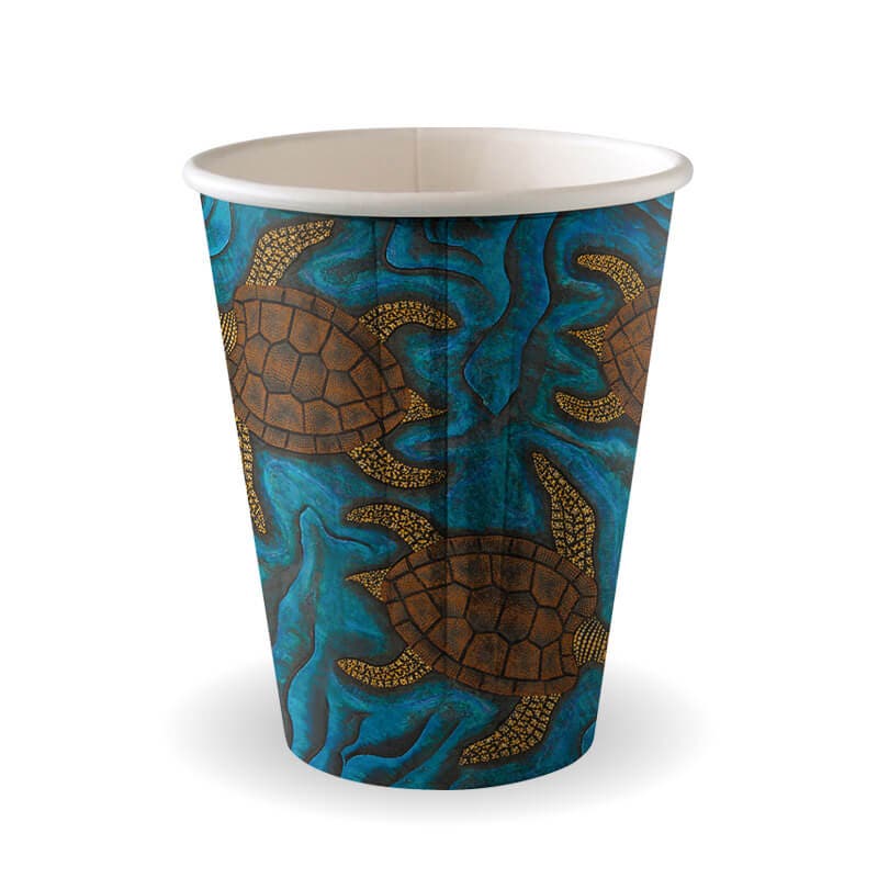 390ml (90mm) Indigenous Art Double Wall BioCup