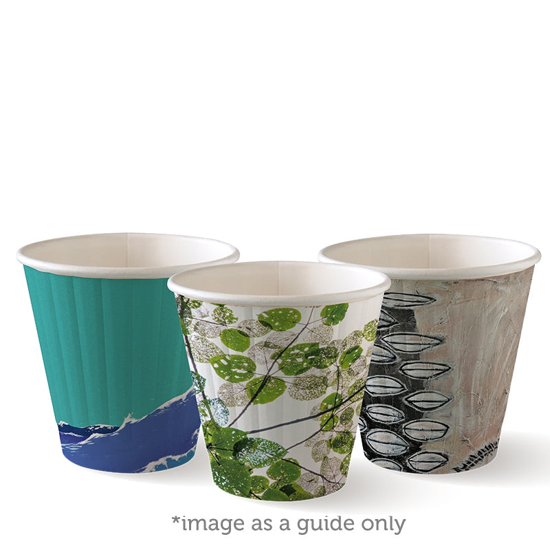 8oz - 295ml (90mm) Art Series Double Wall BioCup