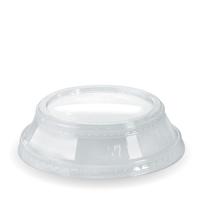 300-700ml Clear Raised Flat No Hole Lid