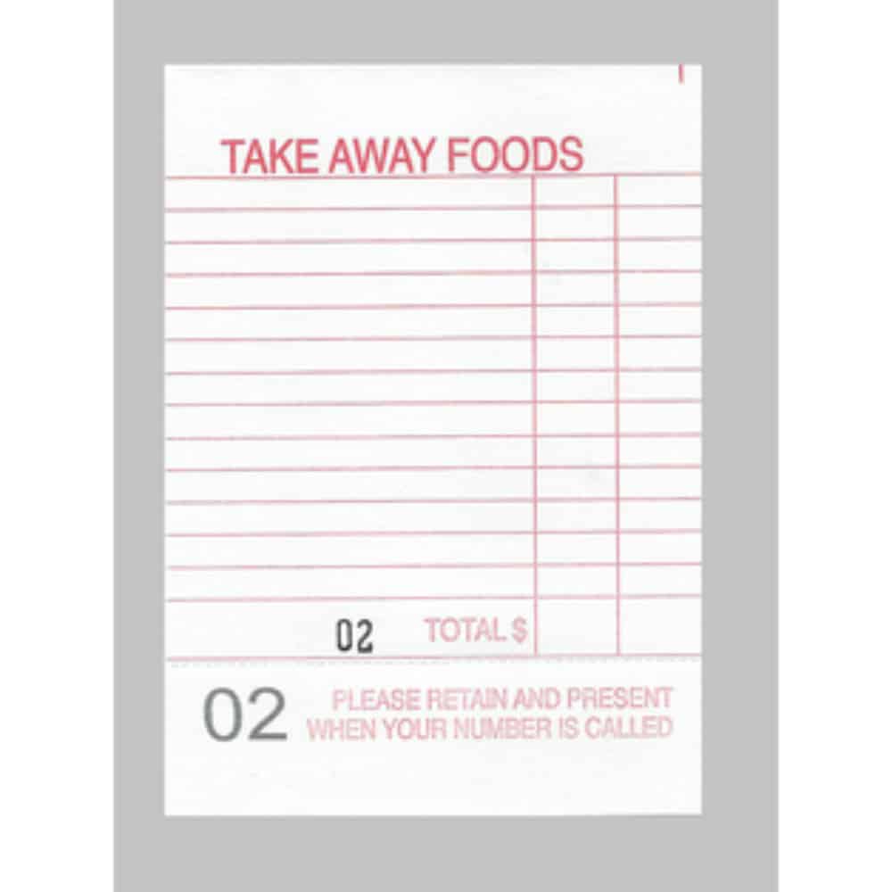 Restaurant Docket Books